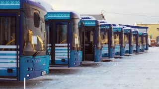 🚍Жители Салехарда с удовольствием пользуются новыми автобусами на метане