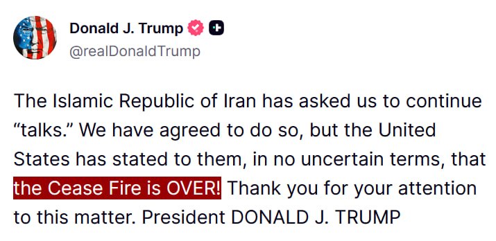 [Photo] JUST IN - Trump: "..