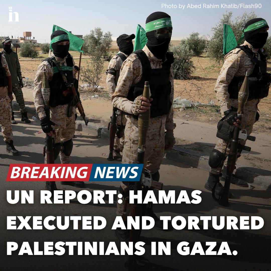 [Photo] Even the UN admits it now!A new UN report documents Hamas publicly executing, torturin [...]
