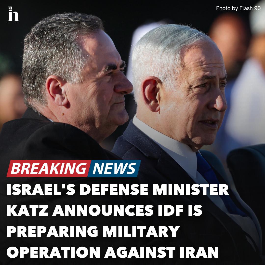 [Photo] Israeli Defense Minister Israel Katz: "I instructed the IDF to prepare for Operat [...]