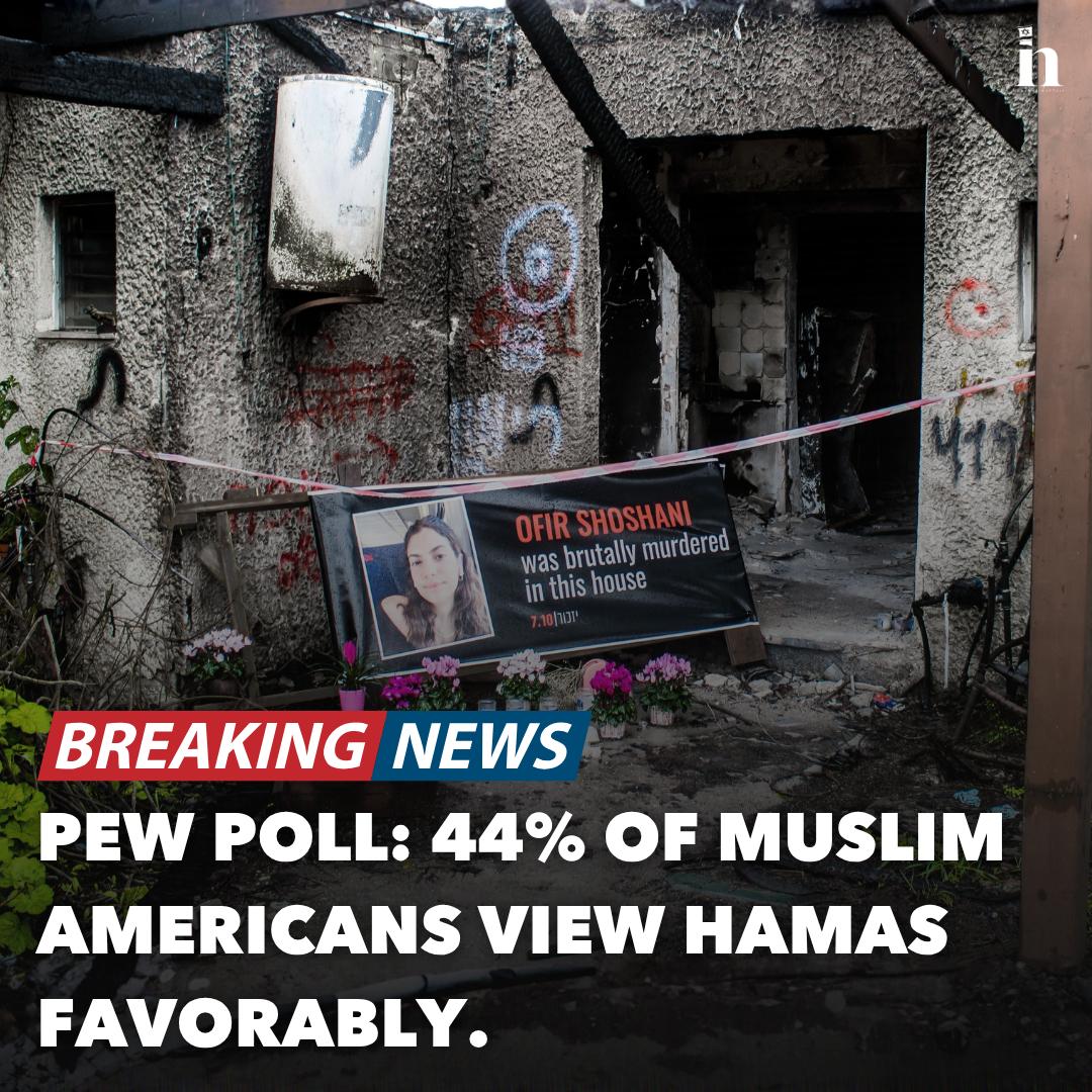 [Photo] A shocking new Pew poll reveals that 44% of Muslim Americans have a favorable view of  [...]