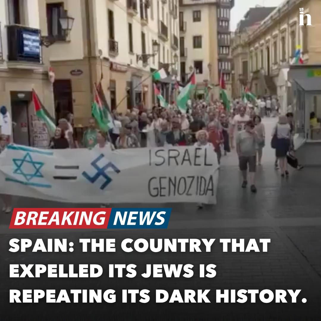 [Photo] The hypocrisy of Spain is staggering.In 1492, they expelled and killed their Jewish po [...]